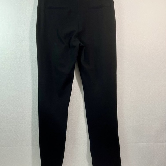 Quince Women's Ultra-Stretch Ponte Straight Leg Pants Black Size L 30" Inseam - Picture 3 of 8
